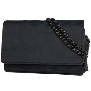 Chanel New Travel Line Chain Wallet with Coco Mark Shoulder Bag, Crossbody Ny...